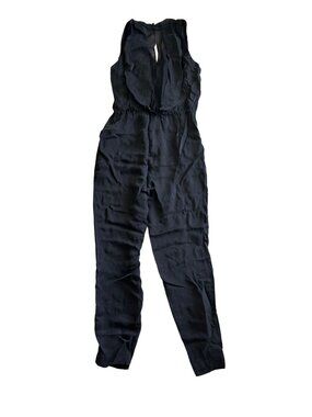 REBECCA TAYLOR Black One Piece Jumpsuit Size 4